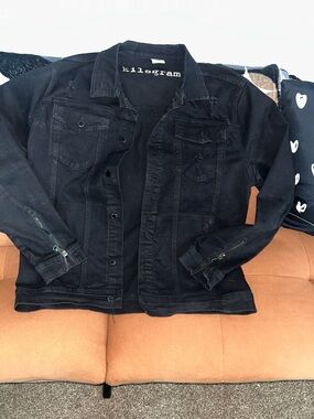 Men’s Kilogram Black Denim Jacket